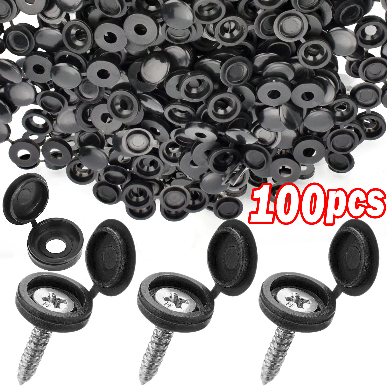 Furniture Hardware Nut - 5/100PCS Scharnierende Plastic Schroefdop Cover Noten