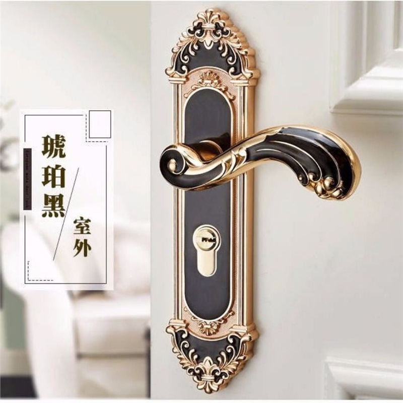 Furniture Hardware Lock - Europese stijl Mute Room deurslot handvat