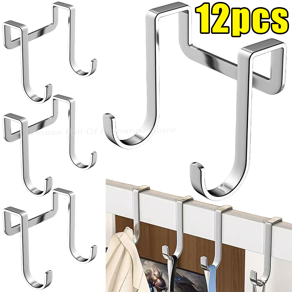 Drawer Organizer Peg - Roestvrijstalen dubbele S-vormige haken, nagelvrij, over