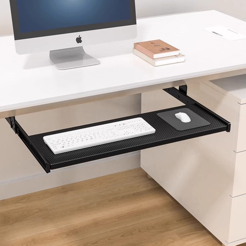 Drawer Slide Pair - Onderbureaublad met toetsenbordlade, schuifrail, lade met