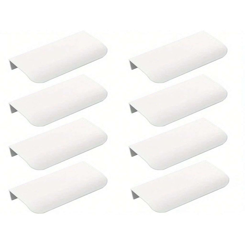 Furniture Hardware Nut - 8-pack vingergrepen, metalen verborgen ladegrepen, moderne