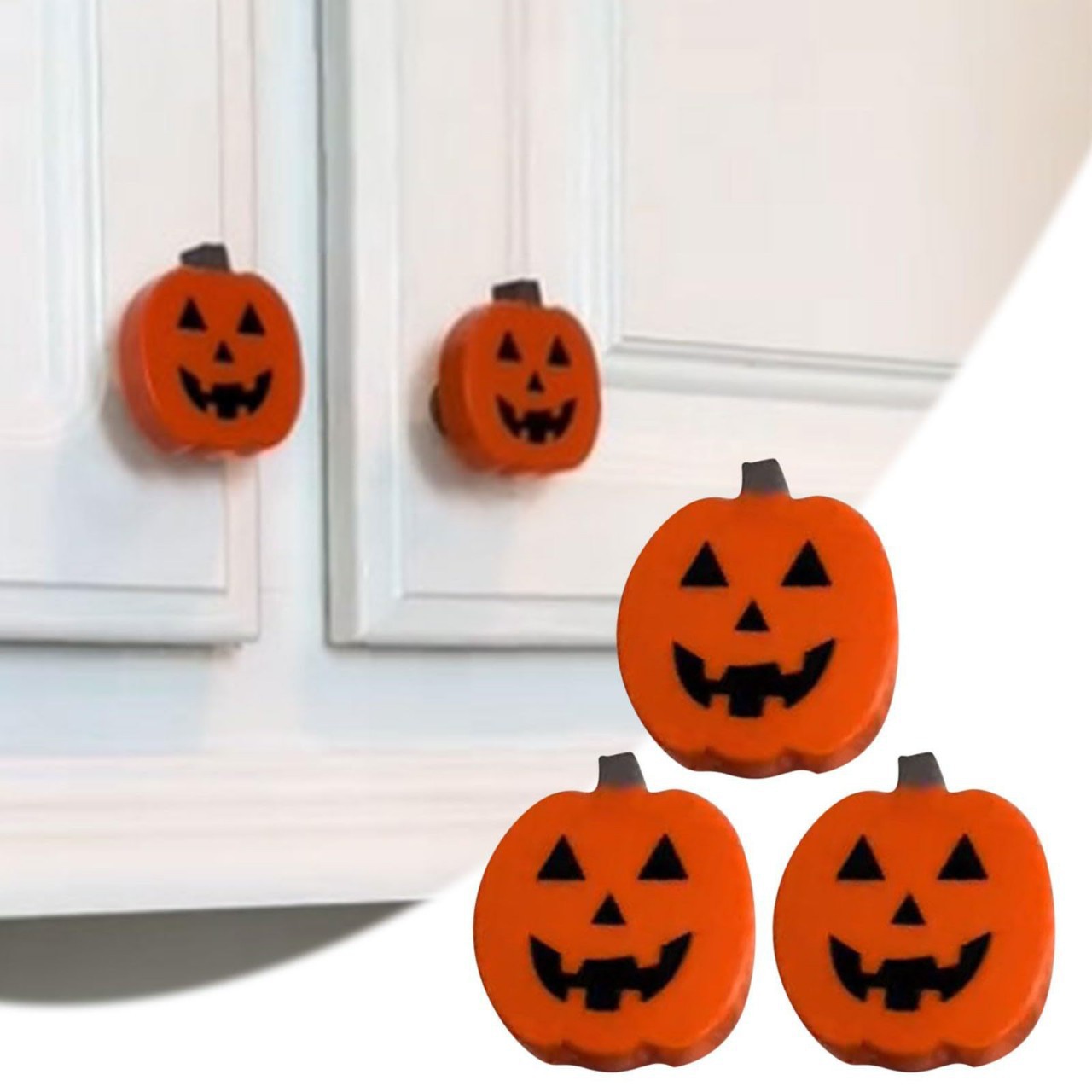 Furniture Hardware Nut - Halloween pompoenknopdeksel, universele kast- en ladeknop,