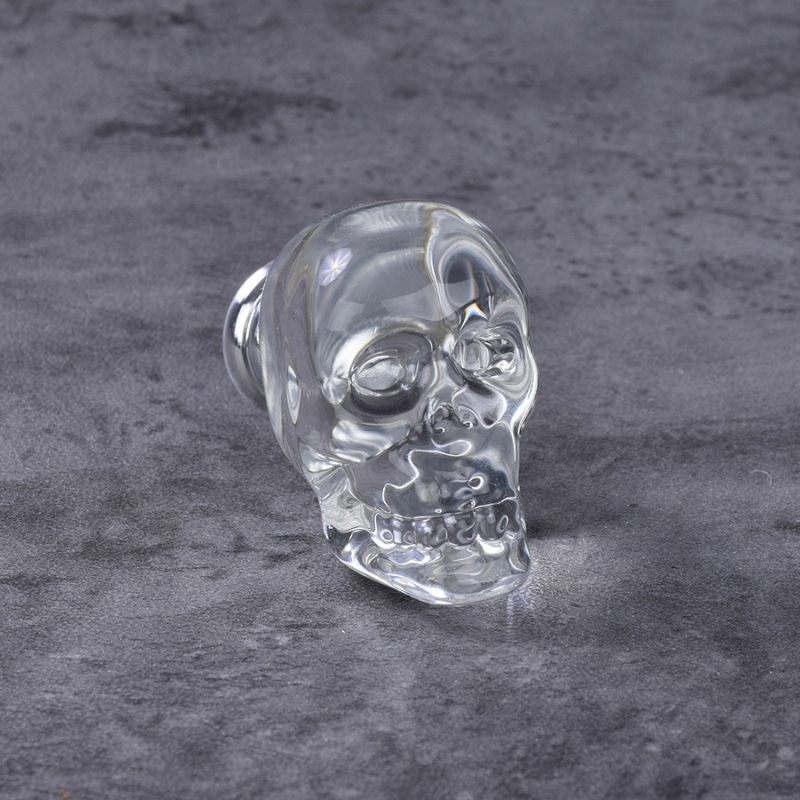 Furniture Hardware Trends - Schedelvormige kristallen glazen knoppen, kast- en