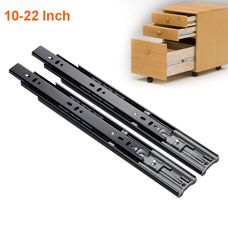 Drawer Slide Pair - 2 Stuks Metalen Buffer Ladegeleiders 8-20