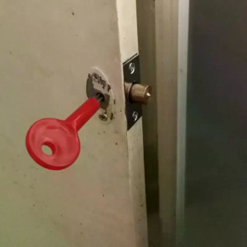 Furniture Hardware Lock - Roestvrijstalen pijpslot Onzichtbaar insteekslot Branddeur Ontsnappingsgang