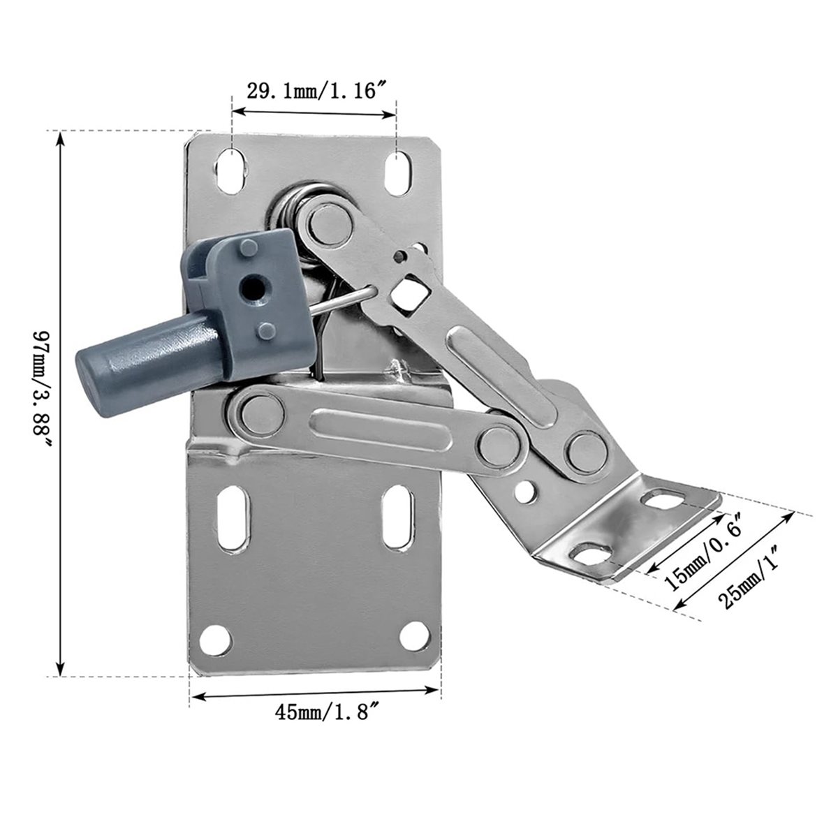 (A02R] 2 Stuks 45 Graden Kast  - Soft Close Hinge recensie en prijs