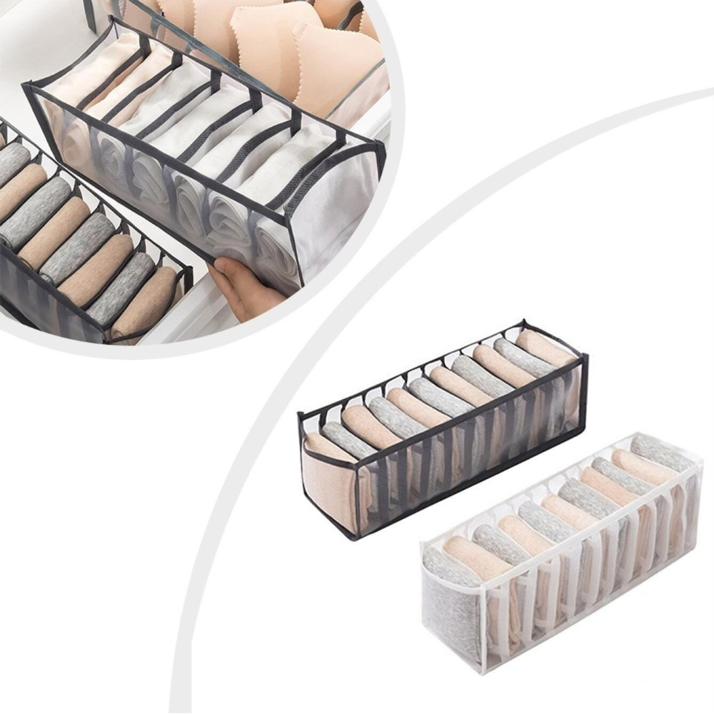 7-delige opbergbox voor onderg - Drawer Organizer Peg recensie en prijs