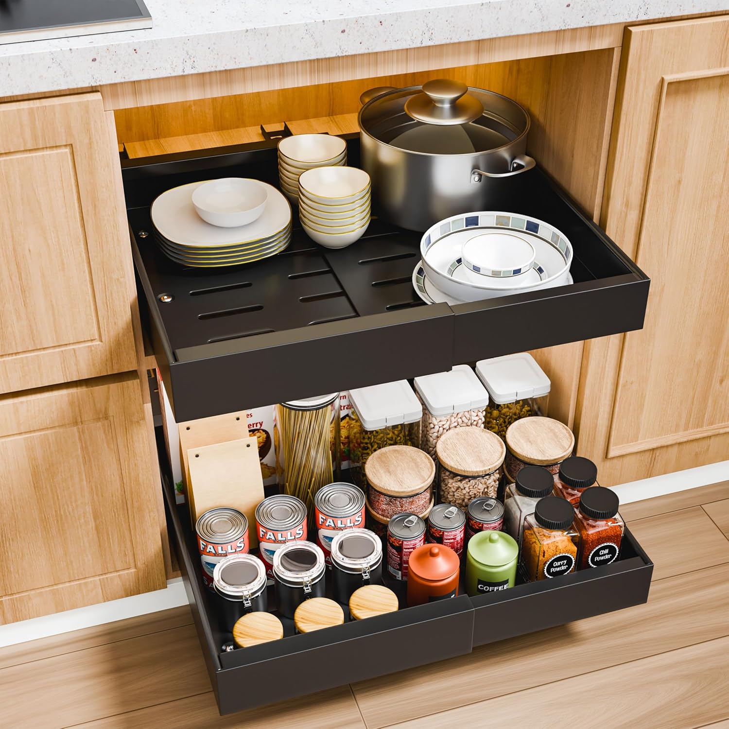 Uitbreidbare uittrekbare kasto - Drawer Slide Pair recensie en prijs
