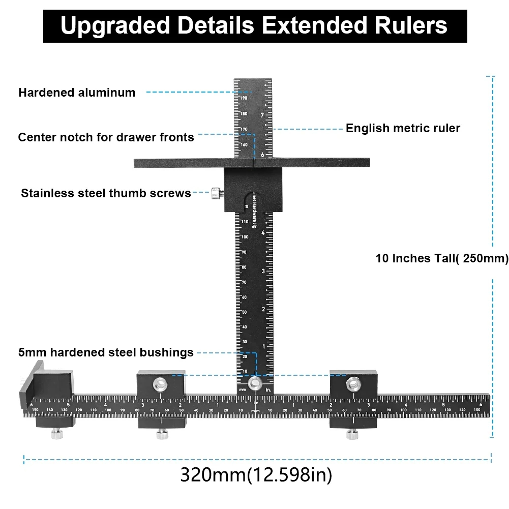 Cabinet Hardware Jig Verstelba - Furniture Hardware Nut recensie en prijs