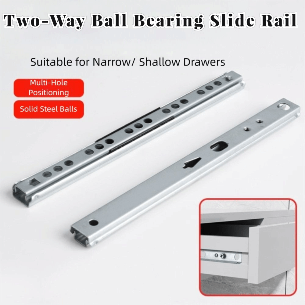 2 STUKS Gladde glijlagers Lade - Drawer Slide Pair recensie en prijs