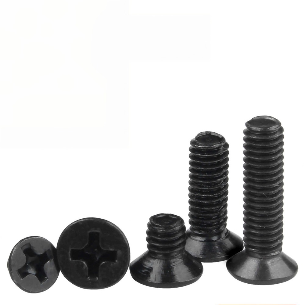 Zwarte koolstofstalen platkop  - Furniture Hardware Lowes recensie en prijs