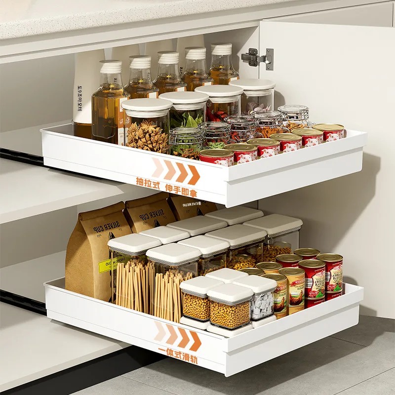 1-2 stuks keukenopbergrek met  - Drawer Slide Pair recensie en prijs
