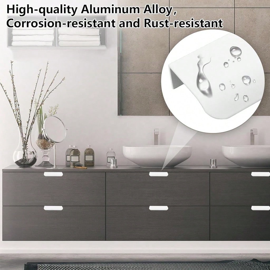 8-pack vingergrepen, metalen v - Furniture Hardware Nut recensie en prijs