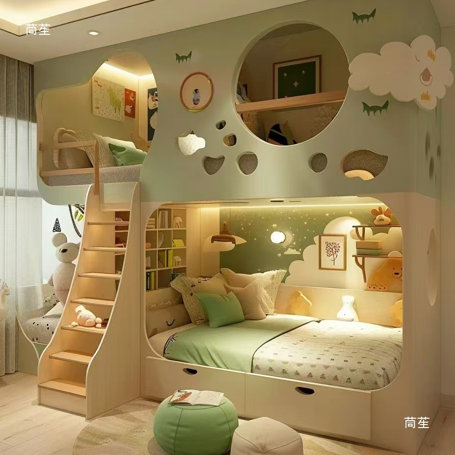 Massief houten kinderbed, hoog - Furniture Hardware Lowes recensie en prijs