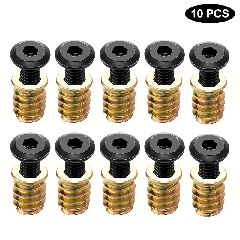 10PCS Moer Schroefdraad Insert - Furniture Hardware Nut recensie en prijs