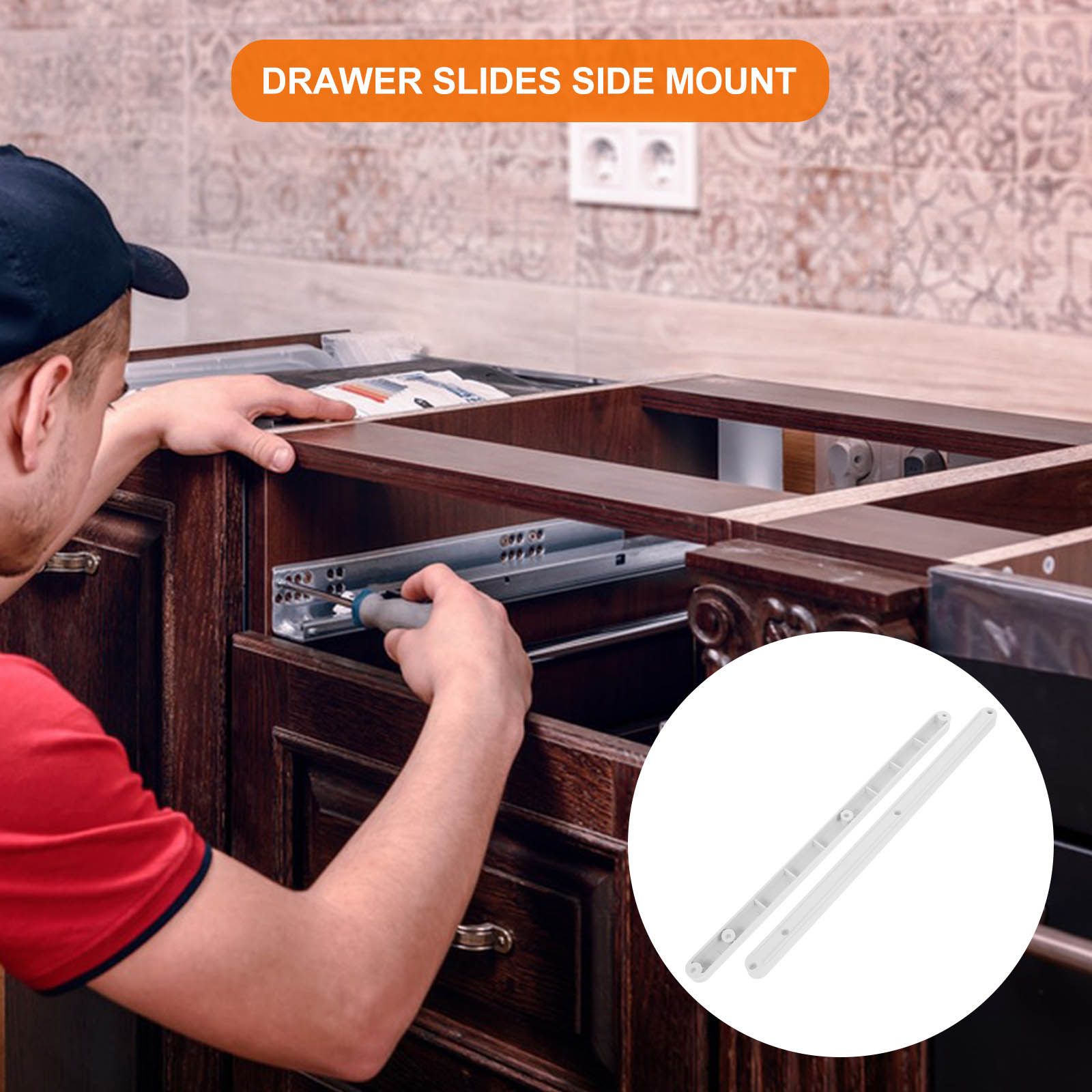 2 stuks kunststof ladegeleider - Drawer Slide Pair recensie en prijs