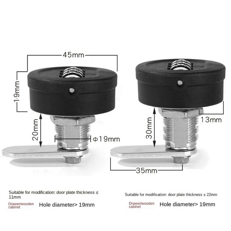Lade Wachtwoord Slot 20/30mm D - Furniture Hardware Lock recensie en prijs