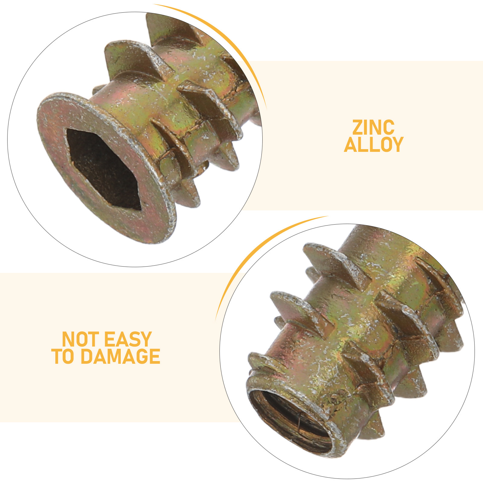 200 stuks zeskantige inzetmoer - Furniture Hardware Nut recensie en prijs
