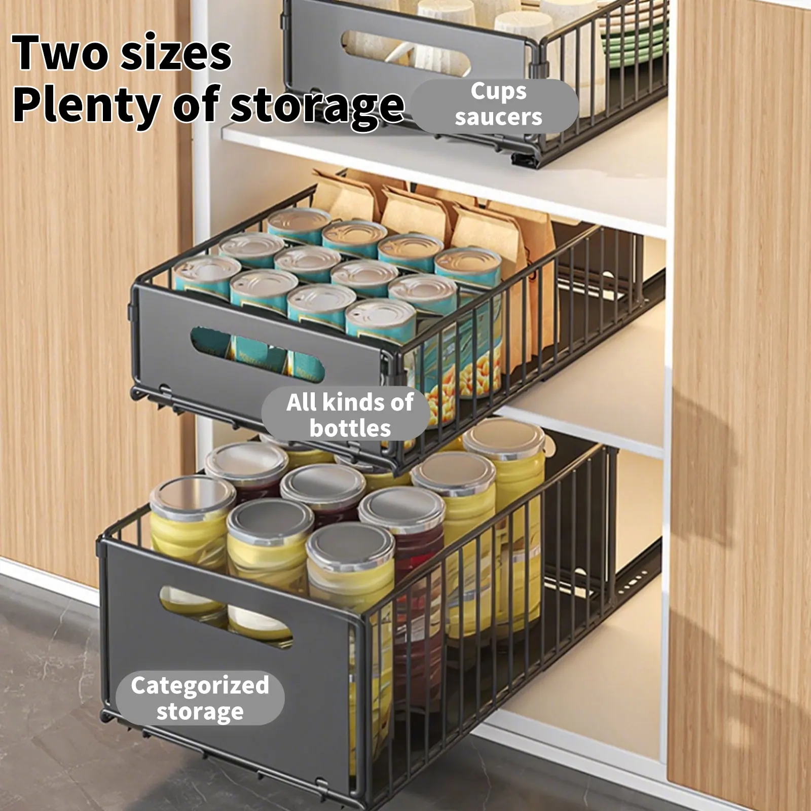 Uittrekbare keukenopbergrek me - Drawer Slide Pair recensie en prijs